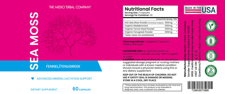 Sea Moss Advanced Mineral Lactation Support